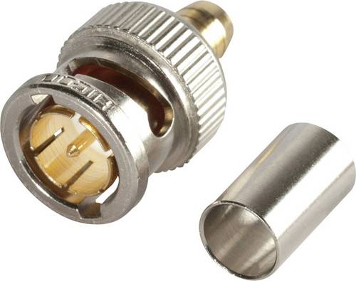 Hicon BNC1.2/5.0HD BNC-Steckverbinder Stecker, gerade 75Ω 1St.