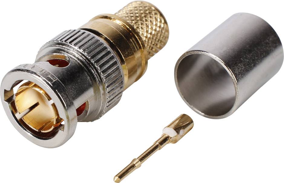 Hicon BNC1.6/7.3HD BNC-Steckverbinder Stecker, gerade 75Ω 1St.