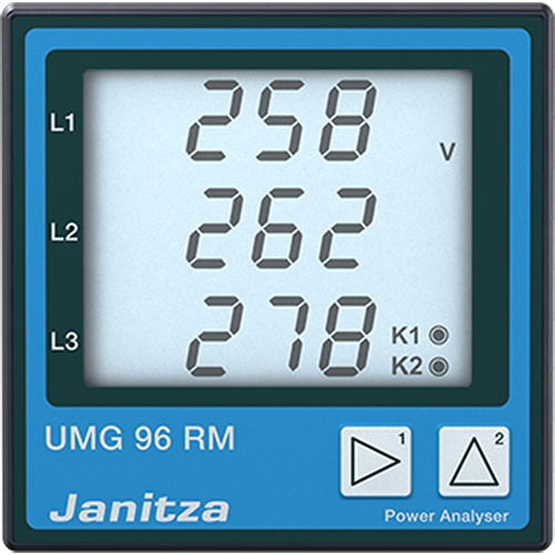 Janitza UMG 96RM-CBM Digitales Einbaumessgerät Energiemessgerät UMG 96RM-CBM, 90-277V