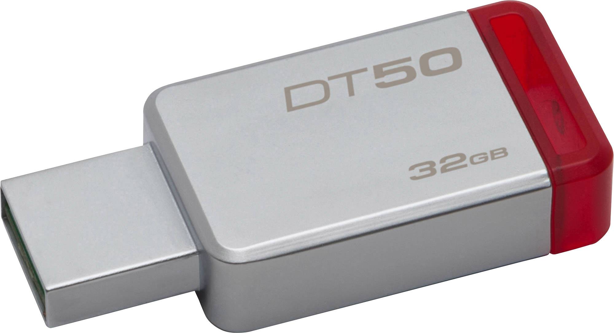 Kingston DT50 USB-Stick 32GB Silber DT50/32GB USB 3.1