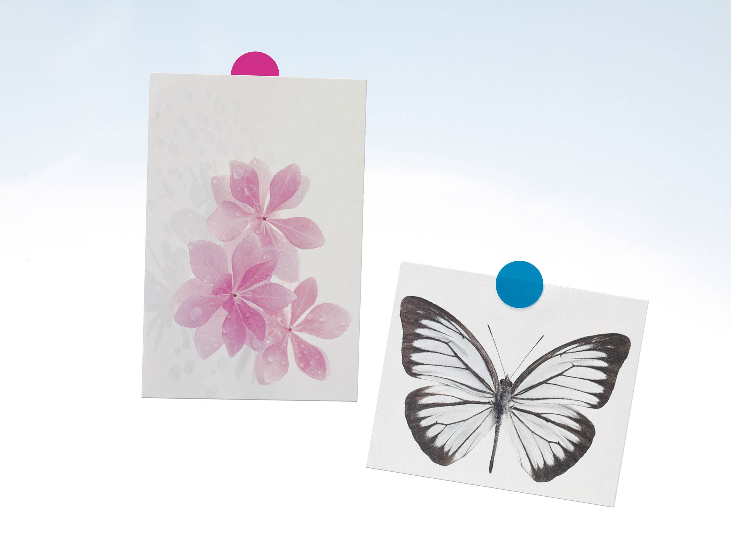 TESA TACK Doppelseitige Klebepads Blau Inhalt: 9St.