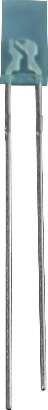 LR 1605 LED bedrahtet Weiß Rechteckig 2 x 4mm 60 mcd 50° 20mA 3.5V