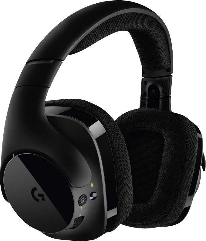 Logitech Gaming G533 Gaming Over Ear Headset 7.1 Surround Schwarz Mikrofon-Rauschunterdrückung, Noise Cancelling Lautstärkeregelung, Mikrofon-Stum
