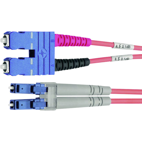 Telegärtner L00891A0017 fibre optique FO Câble de raccordement [1x SC mâle - 1x LC mâle] 9/125 µ Singlemode OS2 2.00 m