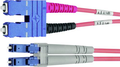 Telegärtner Glasfaser LWL Anschlusskabel [1x SC-Stecker - 1x LC-Stecker] 50/125 µ Multimode OM4 1.