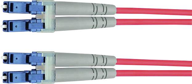 TELEGÄRTNER LWL Rangierkabel 2x E9/125 OS2, 1x LC Duplex - 1x LC Duplex, gelb, 5 m