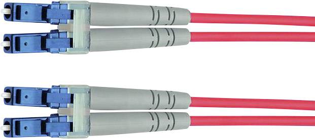 Telegärtner 100011366 Glasfaser LWL Anschlusskabel 3.00 m Türkis [1x LC-Stecker - 1x LC-Stecker] 50/125 µ Multimode OM3