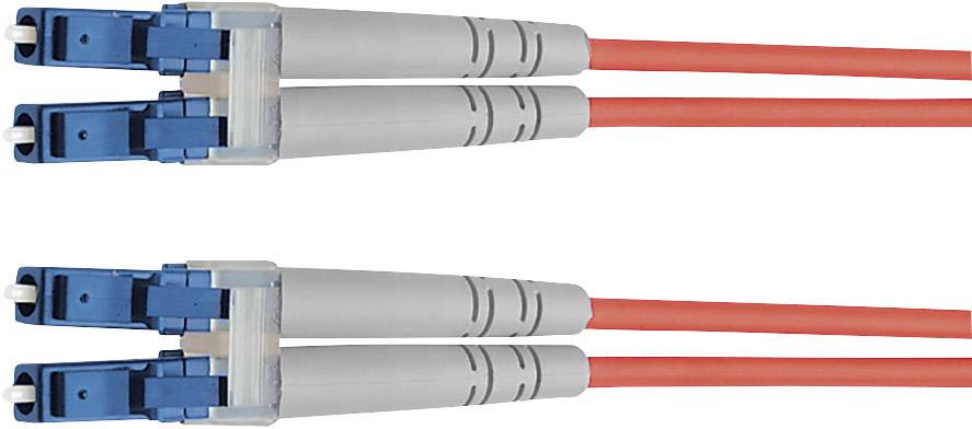 Telegärtner 100011410 Glasfaser LWL Anschlusskabel 5.00 m Violett [1x LC-Stecker - 1x LC-Stecker] 50/125 µ Multimode OM4