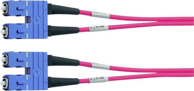 Telegärtner L00885A0026 Glasfaser LWL Anschlusskabel [1x SC-Stecker - 1x SC-Stecker] 50/125 µ Multi