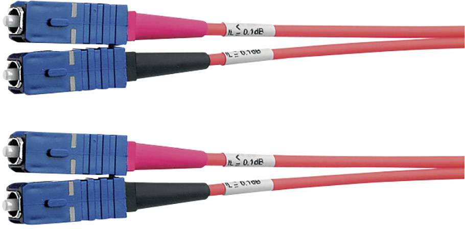 Telegärtner L00882A0019 Glasfaser LWL Anschlusskabel [1x SC-Stecker - 1x SC-Stecker] 50/125 µ Multimode OM4 3.00 m