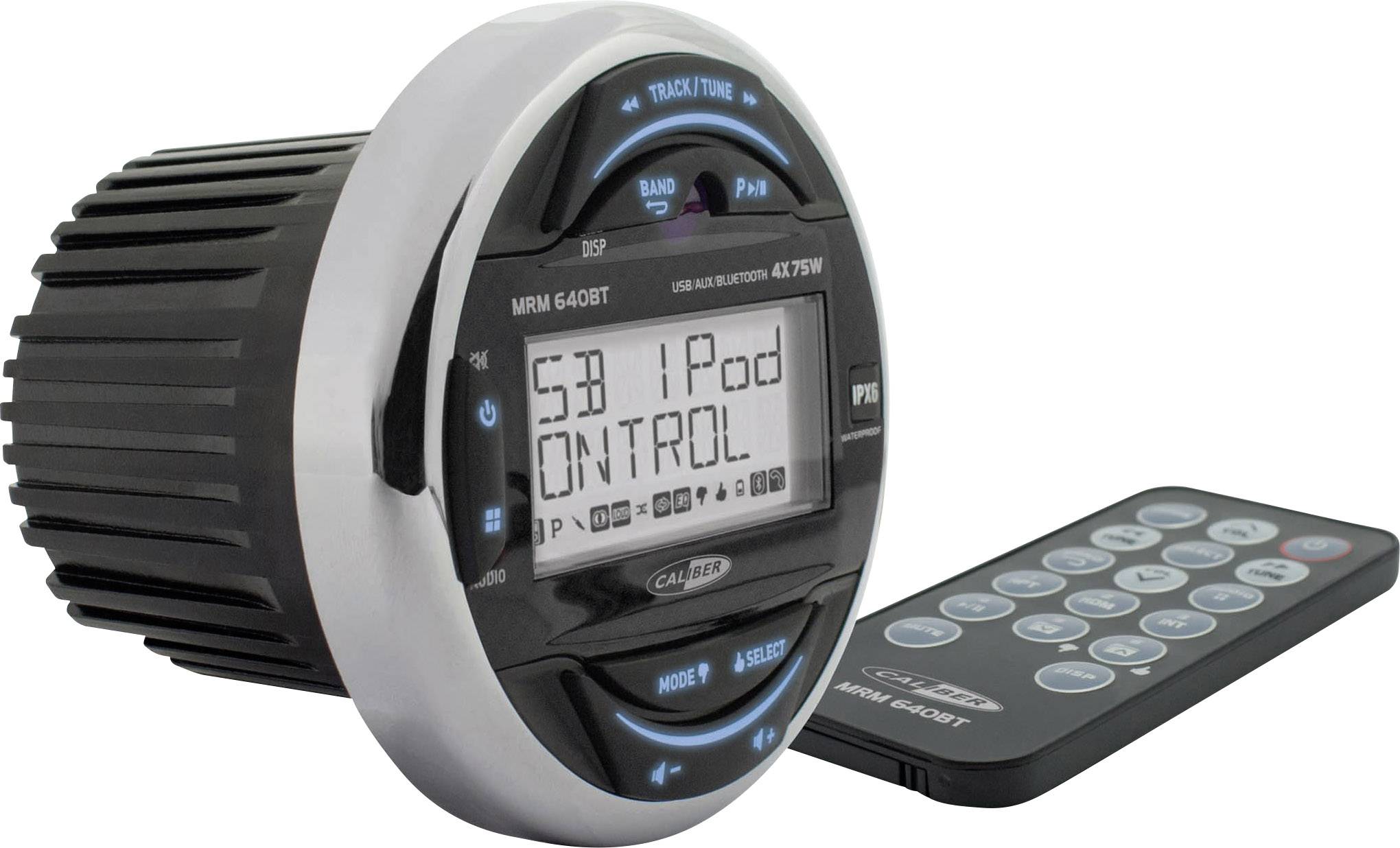 Caliber Audio Technology MRM640BT Marine Headunit Spritzwassergeschützt
