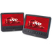 Caliber MPD278 Kopfstützen DVD-Player mit 2 Monitoren Bilddiagonale=17.78 cm (7 Zoll)