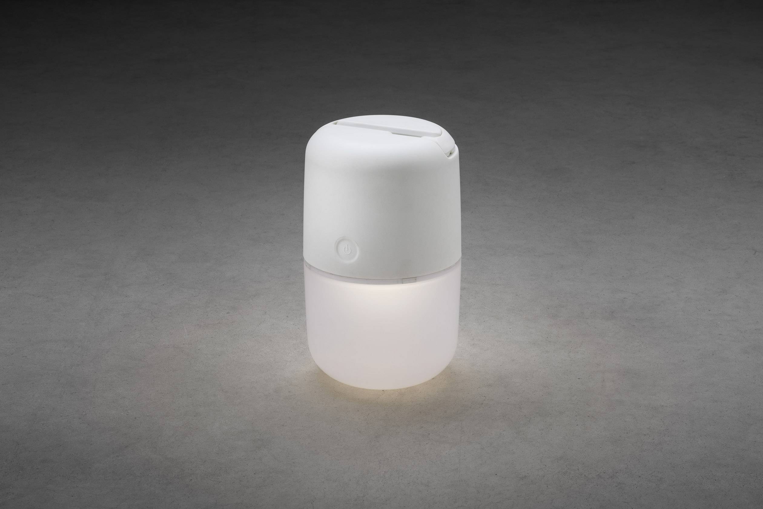 Konstsmide 7805-202 Assisi Solar-Tischlampe 1W Warmweiß Weiß