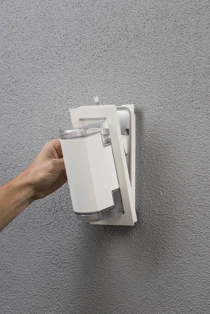 Konstsmide Potenza 7987-250 Außenwandleuchte LED, Energiesparlampe GU10 12W Weiß