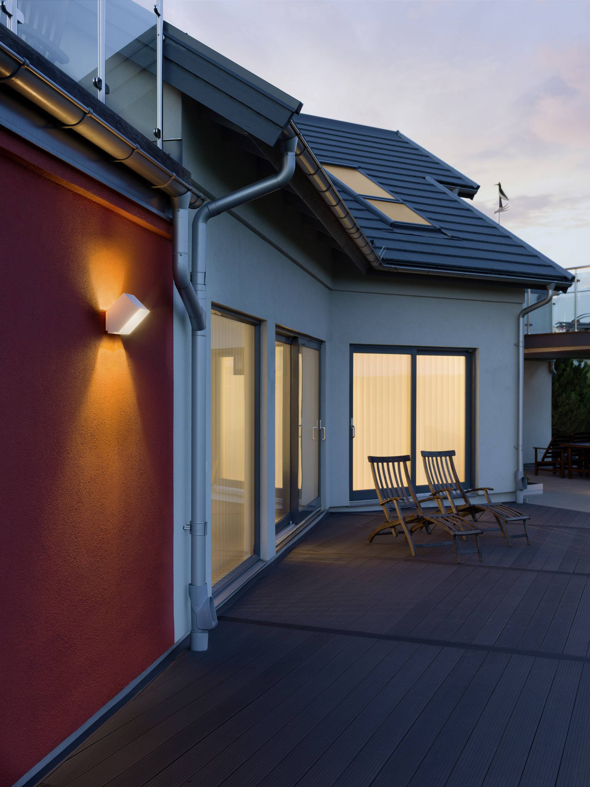 Konstsmide Pescara 7988-250 LED-Außenwandleuchte EEK: F (A - G) LED LED fest eingebaut 6W Weiß