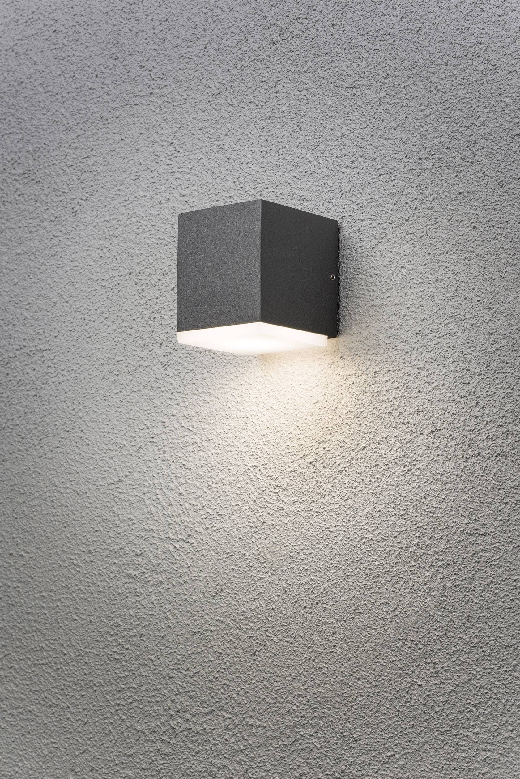 Konstsmide Monza 7990-370 LED-Außenwandleuchte EEK: F (A - G) LED LED fest eingebaut 6W Anthrazit