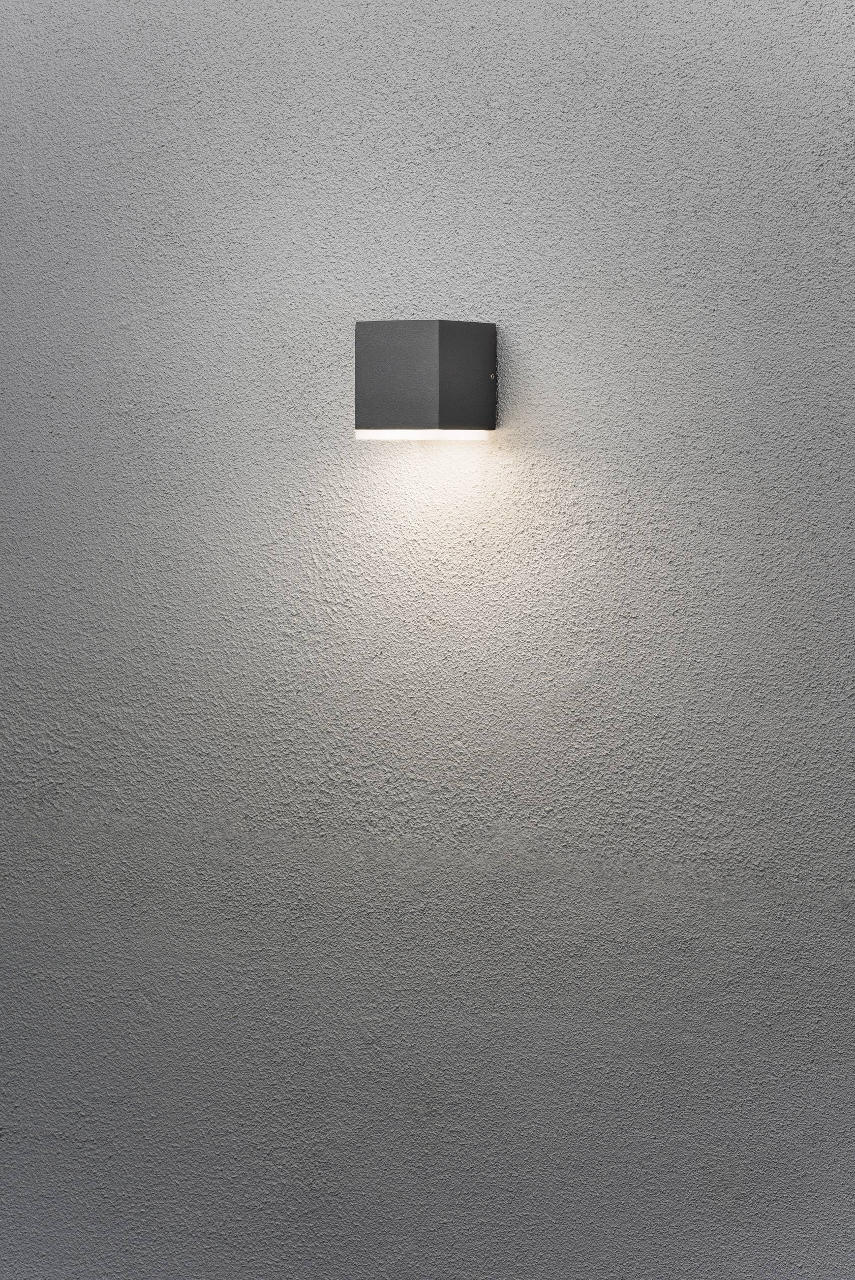 Konstsmide Monza 7990-370 LED-Außenwandleuchte EEK: F (A - G) LED LED fest eingebaut 6W Anthrazit