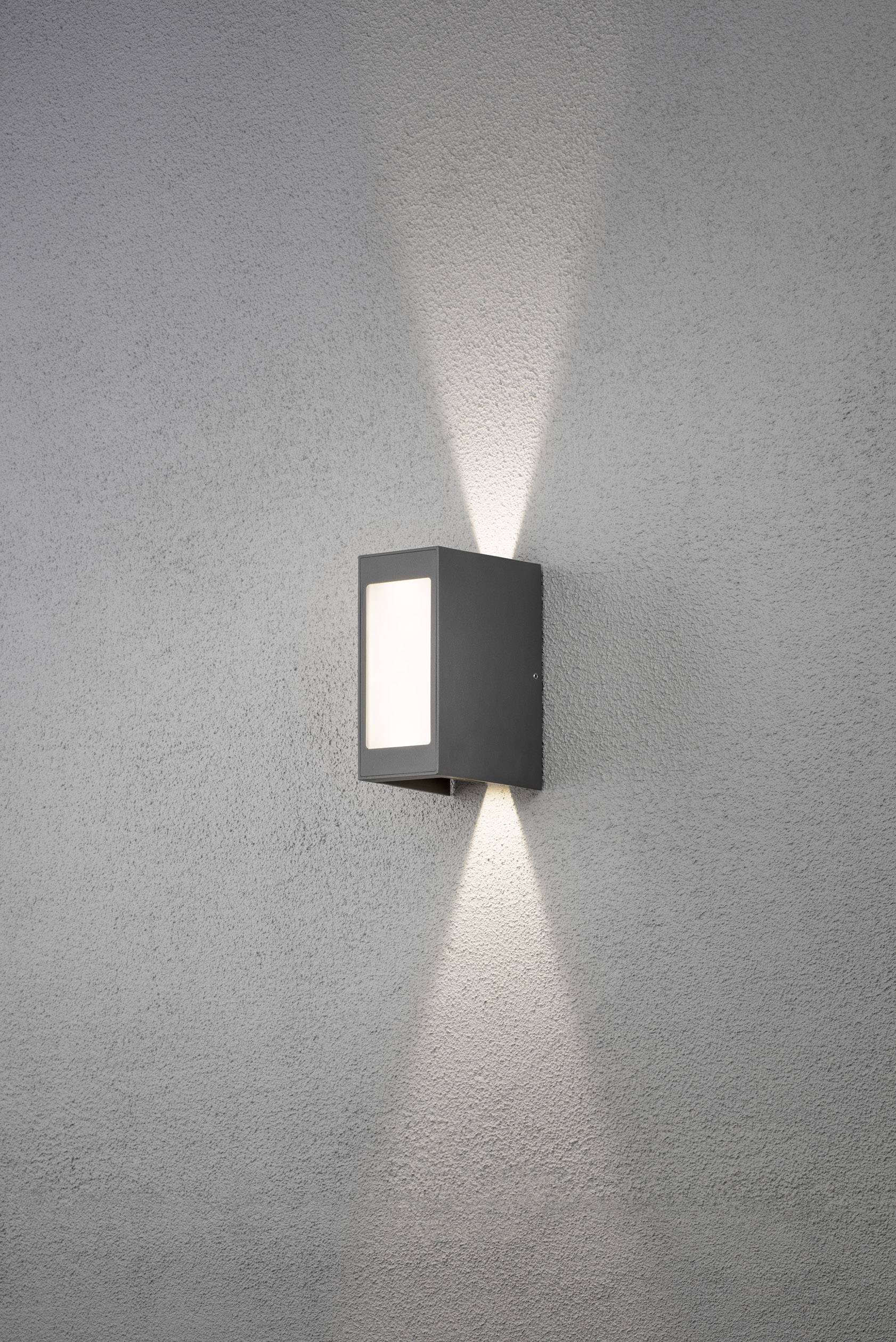 Konstsmide Cremona 7992-370 LED-Außenwandleuchte EEK: G (A - G) LED LED fest eingebaut 24 W Anthrazit