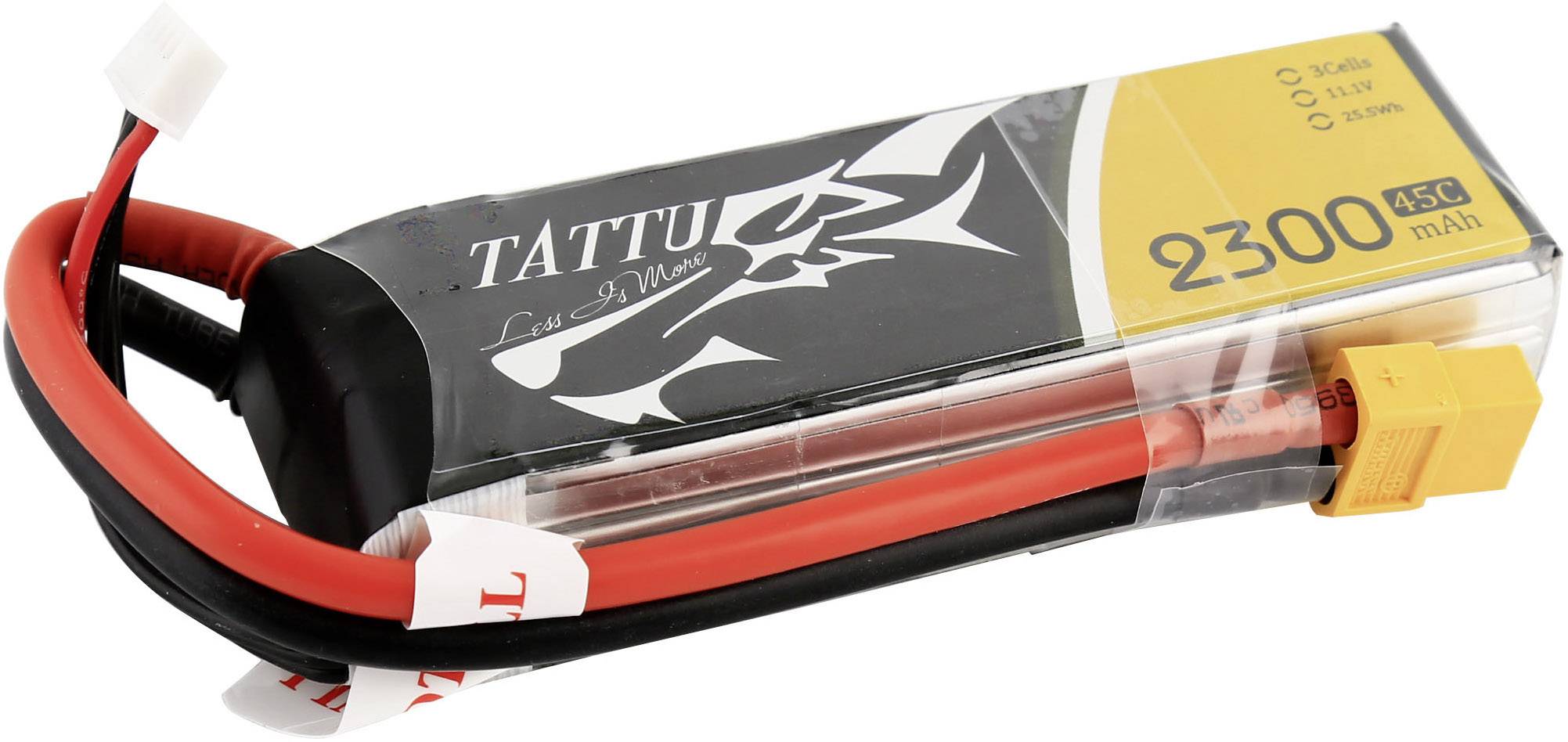 Tattu Modellbau-Akkupack (LiPo) 11.1V 2300 mAh Zellen-Zahl: 3 45 C Softcase XT60