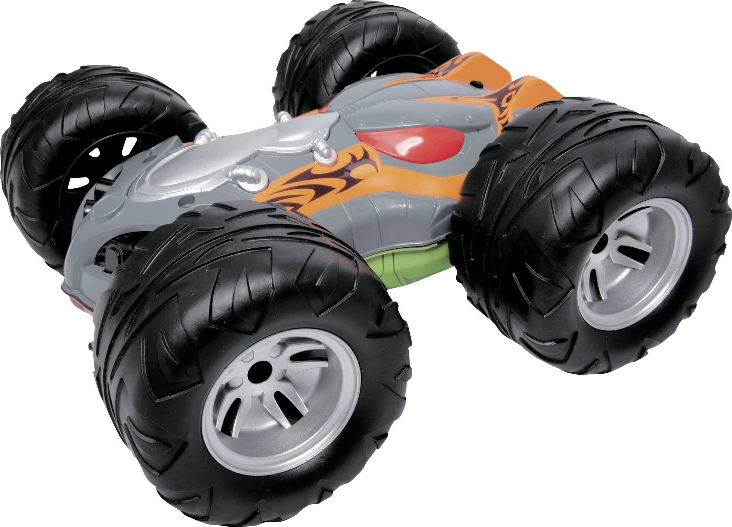 Dickie Toys 201119031 Flippy 1:14 RC Einsteiger Modellauto Elektro Monstertruck Allradantrieb (4WD) inkl. Akku, Ladegerät und