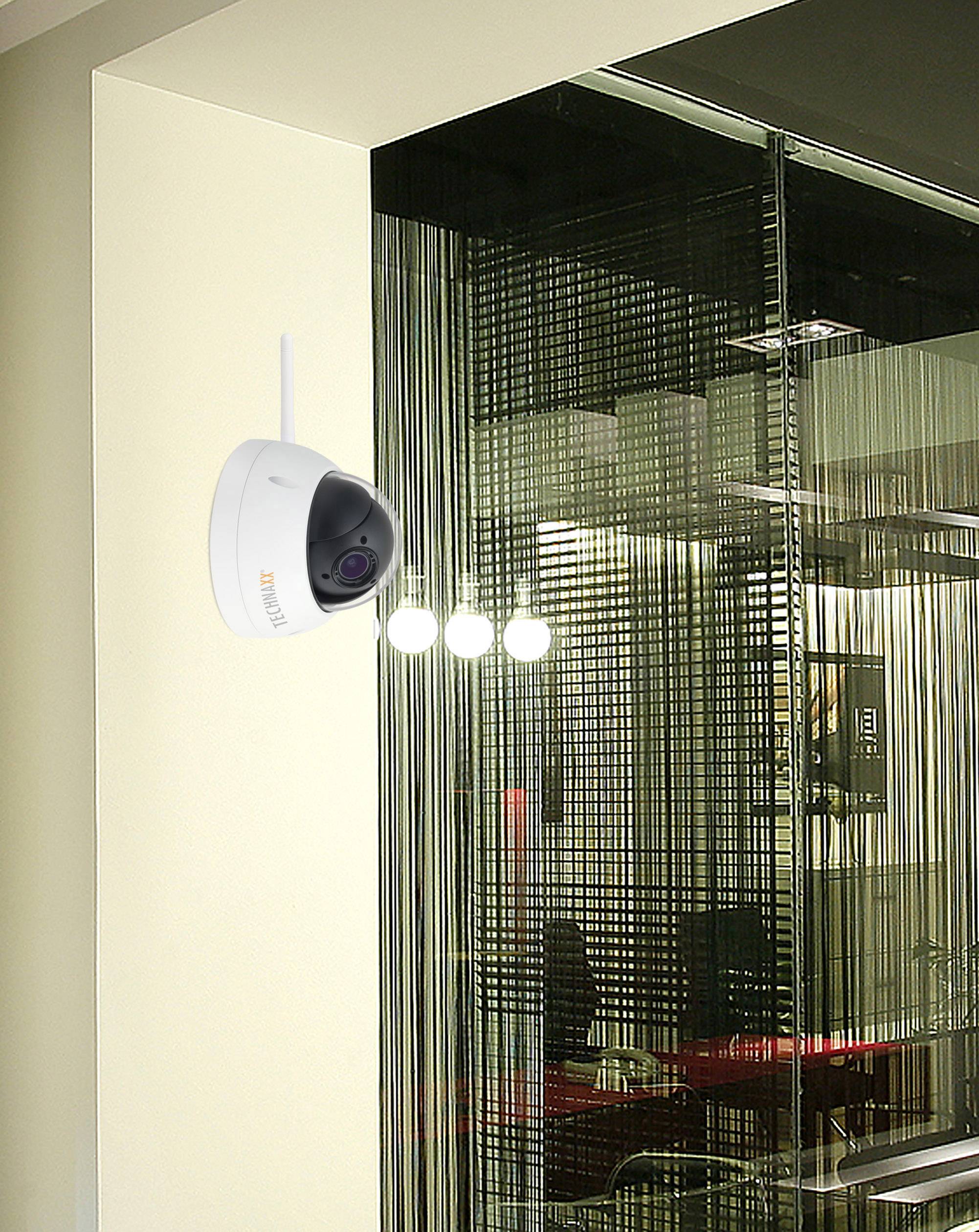 Technaxx TX-67 4610 WLAN IP Überwachungskamera 1920 x 1080 Pixel