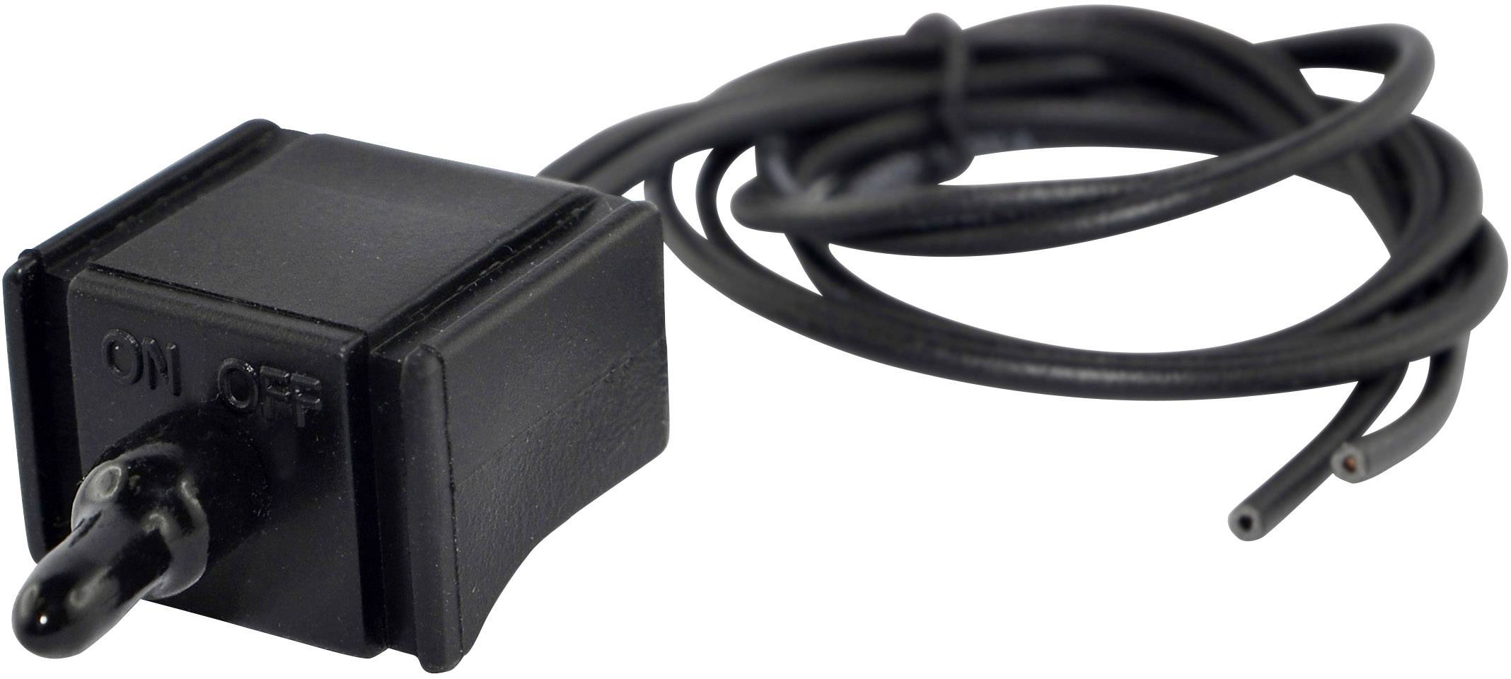 BAAS Wetterfester Kippschalter, Wetterfester Ein/Aus-Schalter BA24 12 V 1 x Aus/(Ein) rastend 1 St.