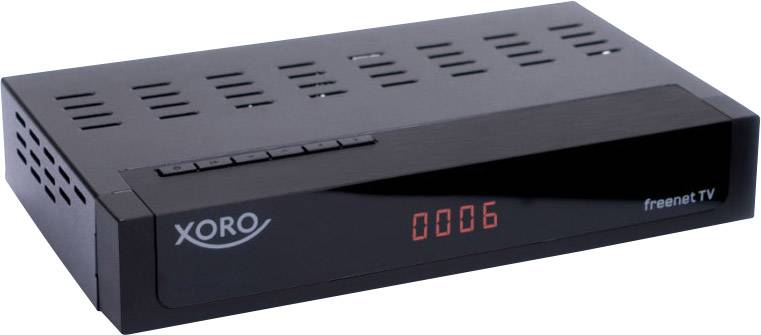 Xoro HRT 8770 Twin DVB-T2 Receiver Deutscher DVB-T2 Standard (H.265), Aufnahmefunktion, Twin Tuner Anzahl Tuner: 2