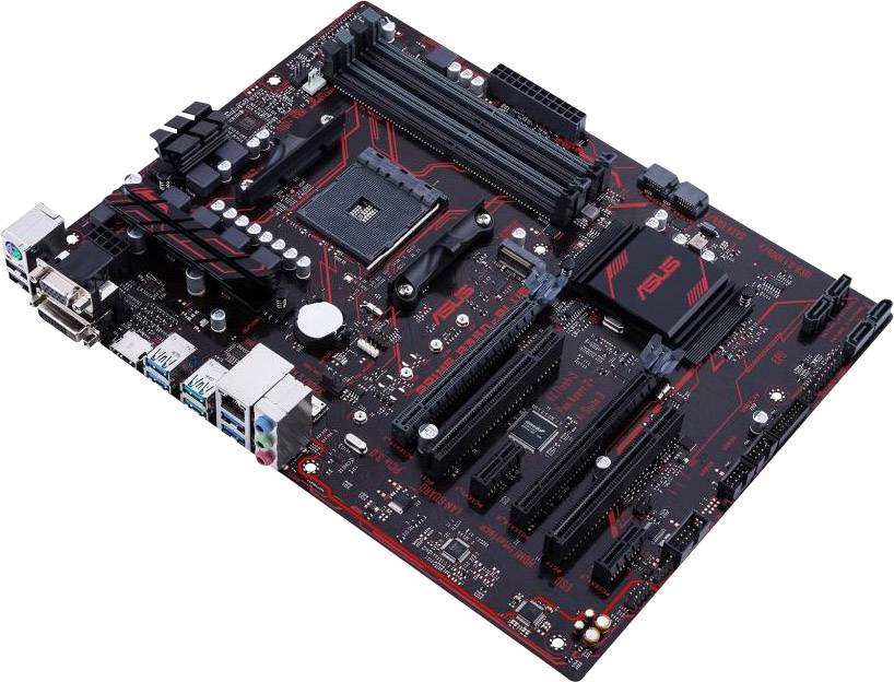 Asus PRIME B350-PLUS Mainboard Sockel AMD AM4 Formfaktor ATX Mainboard-Chipsatz AMD® B350