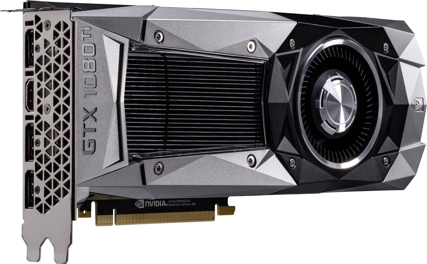 EVGA Grafikkarte Nvidia GeForce GTX1080 Ti Founders Edition 11 GB GDDR5X-RAM PCIe x16 HDMI®, DisplayPort