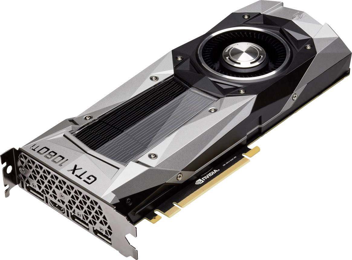 EVGA Grafikkarte Nvidia GeForce GTX1080 Ti Founders Edition 11 GB GDDR5X-RAM PCIe x16 HDMI®, DisplayPort