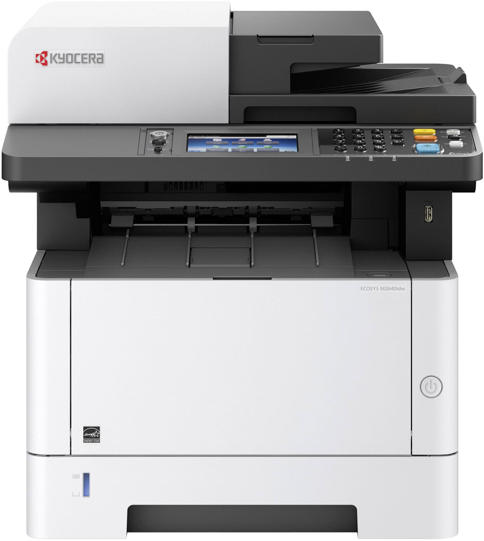Kyocera ECOSYS M2640idw Multifunktionsdrucker Laser Schwarz-Weiß A4 Drucker, Scanner, Kopierer, Fax LAN, WLAN, Duplex, Duplex-ADF