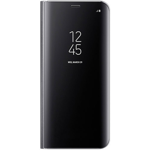 Samsung - EF-ZG955CB Clear View Standing Cover - G955F Galaxy S8 Plus - Schwarz