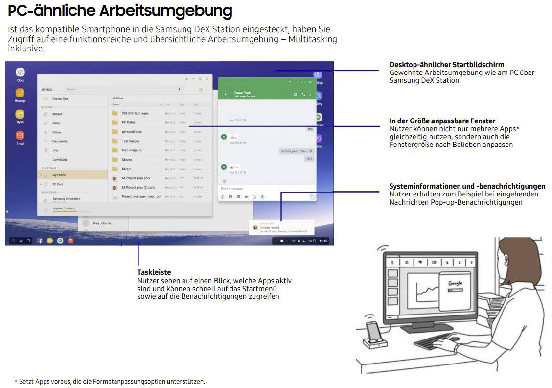 Samsung Dex Station - Nutzen Sie Ihr Galaxy S8/S8+ als PC
