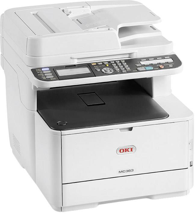 OKI MC363dn Multifunktionsdrucker Laser Farbe A4 Drucker, Scanner, Kopierer, Fax LAN, Duplex, Duplex-ADF
