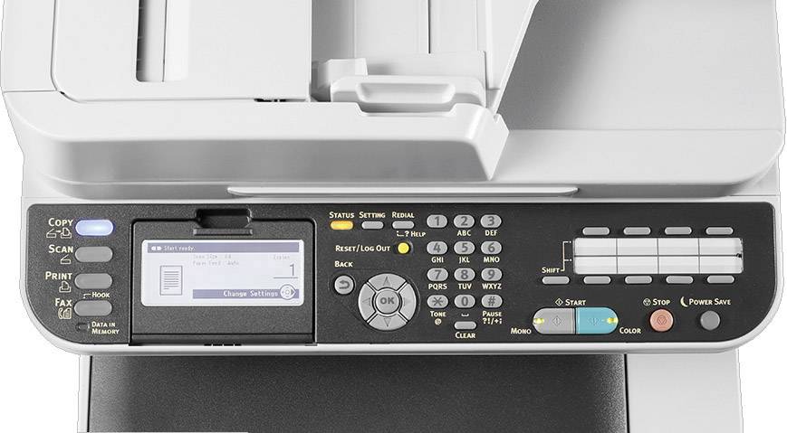OKI MC363dn Multifunktionsdrucker Laser Farbe A4 Drucker, Scanner, Kopierer, Fax LAN, Duplex, Duplex-ADF