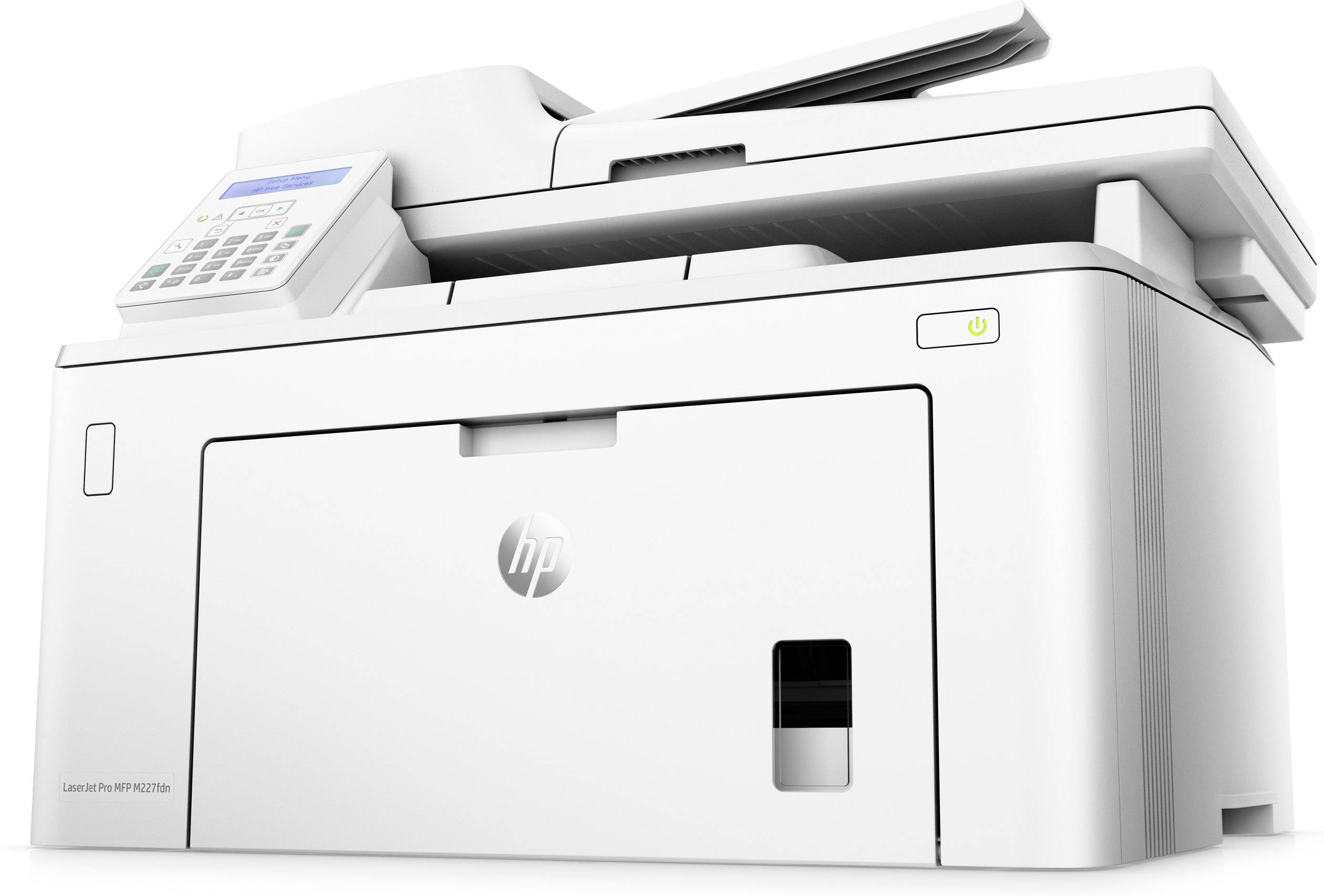 HP LaserJet Pro MFP M 227 fdn Multifunktionsdrucker Laser Schwarz-Weiß A4 Drucker, Scanner, Kopierer, Fax LAN, ADF