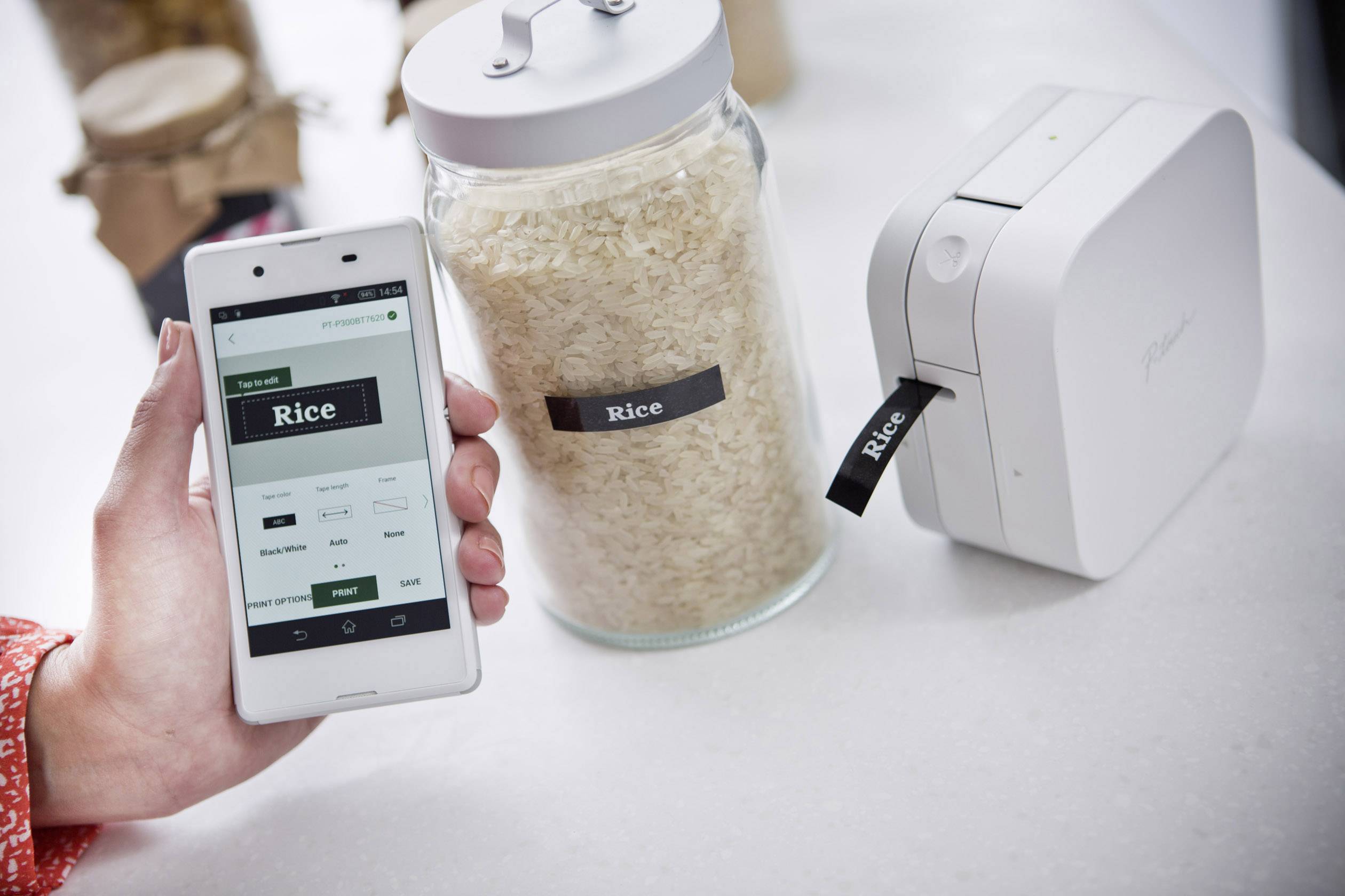 Brother P-touch P300BT Cube Bluetooth Beschriftungsgerät