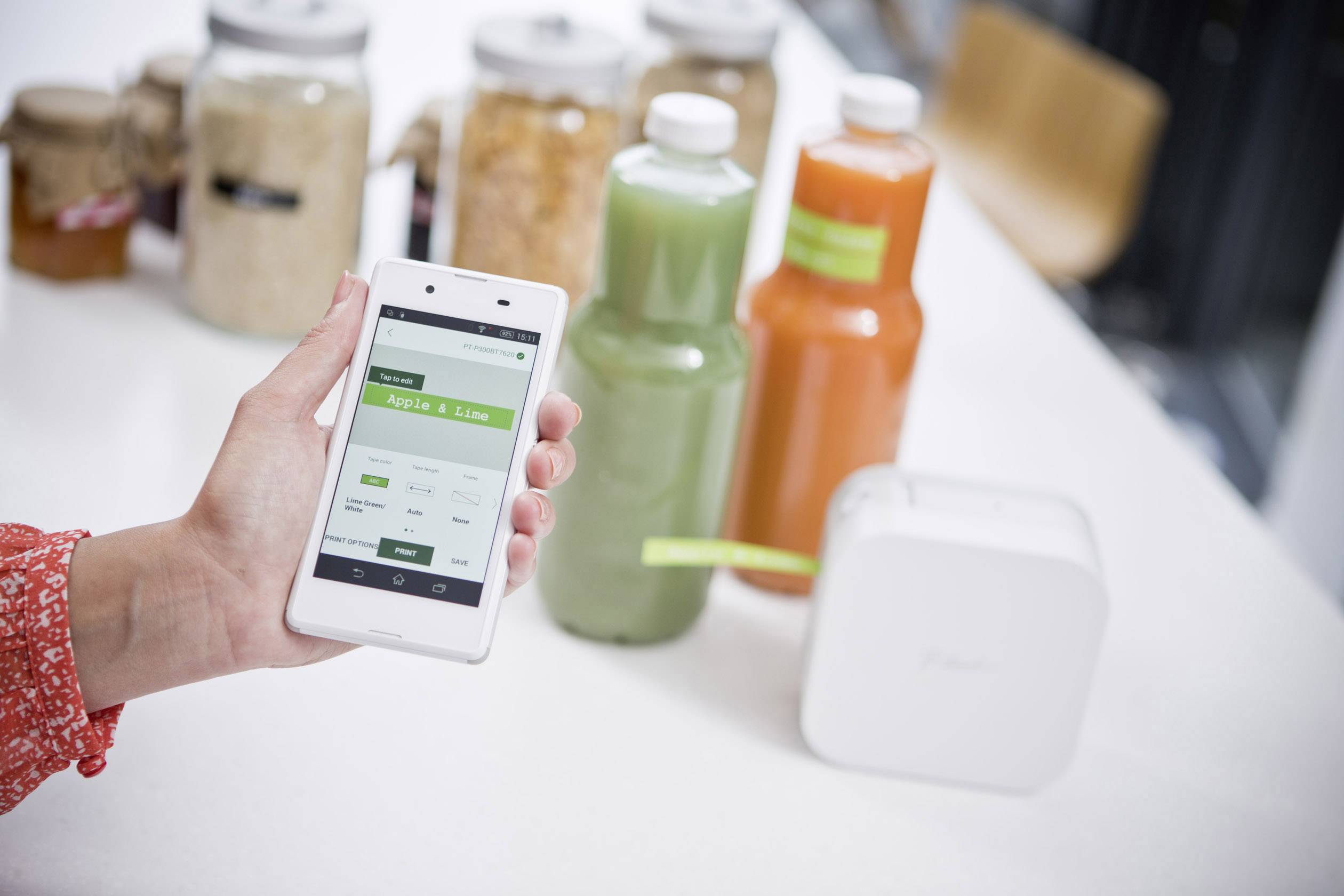 Brother P-touch P300BT Cube Bluetooth Beschriftungsgerät