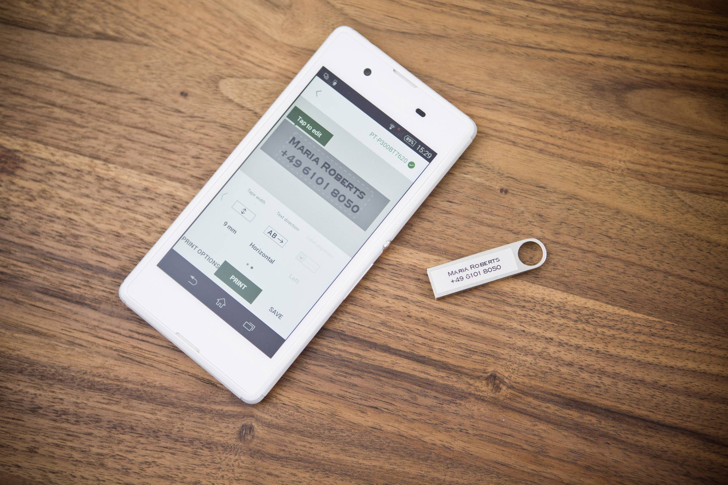 Brother P-touch P300BT Cube Bluetooth Beschriftungsgerät