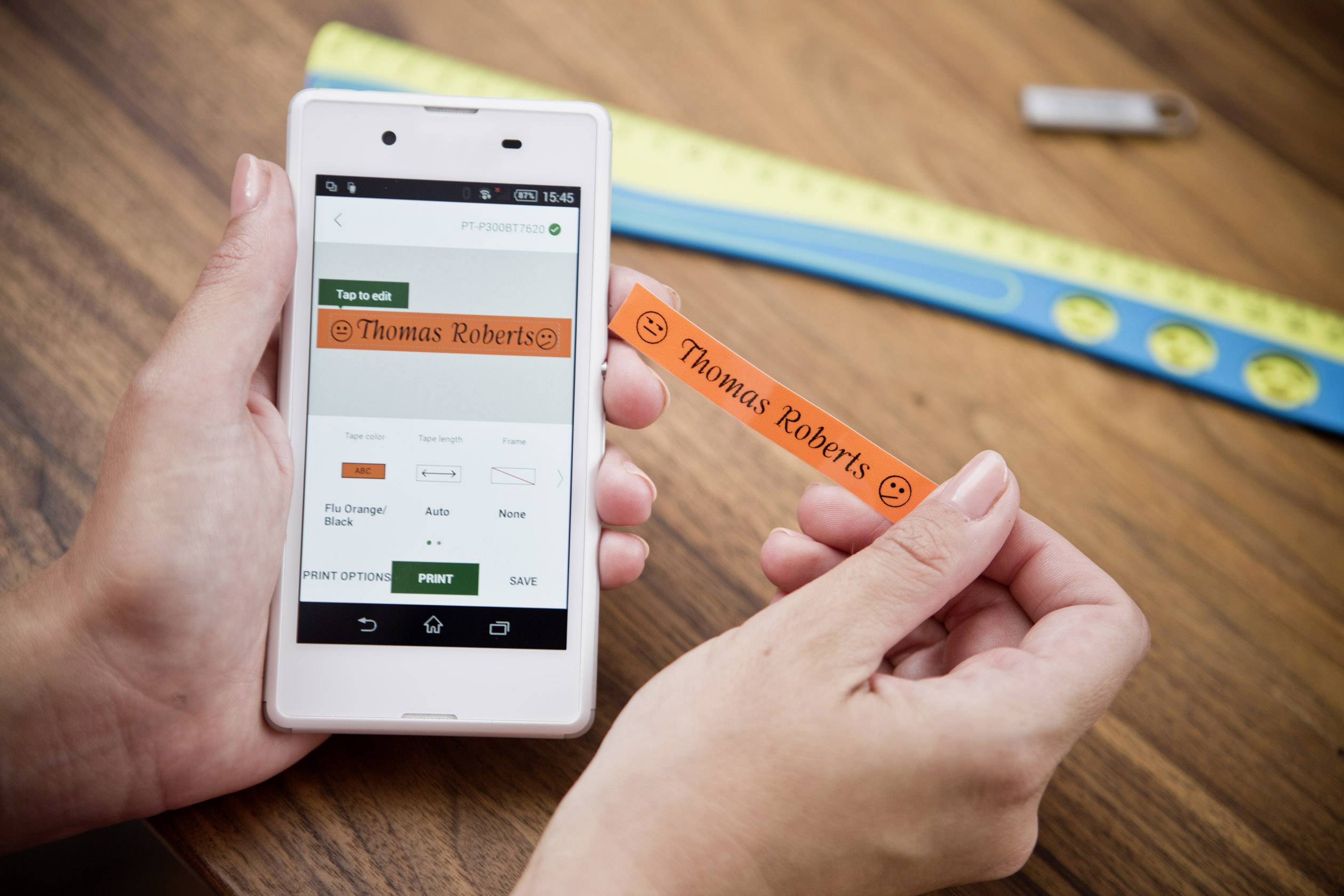 Brother P-touch P300BT Cube Bluetooth Beschriftungsgerät