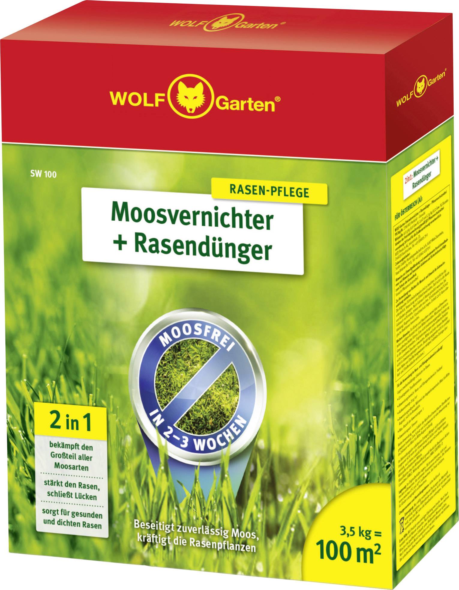 WOLF-Garten 3841020 Moosvernichter + Rasendünger SW 100 1 St.