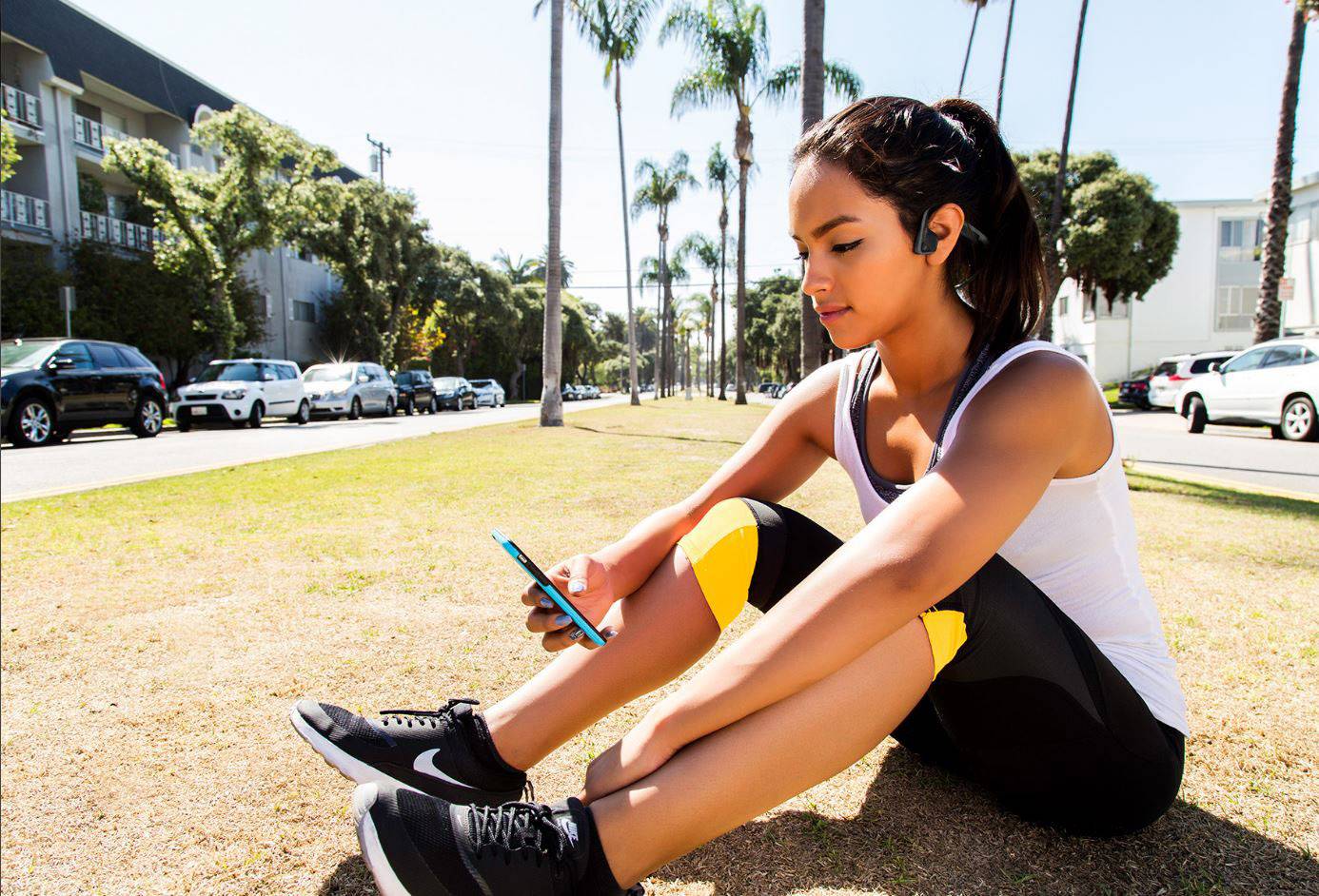 Aftershokz Trekz Titanium Grau