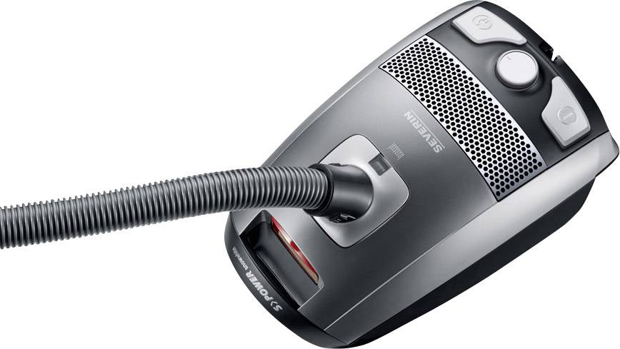 Severin S Power snowwhite Staubsauger 750W mit Staubbeutel, inkl. Parkettbürste