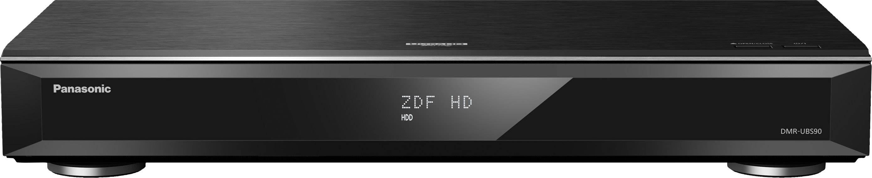 Panasonic DMR-UBS90EGK UHD Blu-ray-Recorder 4K Ultra HD, Triple-HD DVB-S Tuner, High-Resolution Audio, WLAN Schwarz