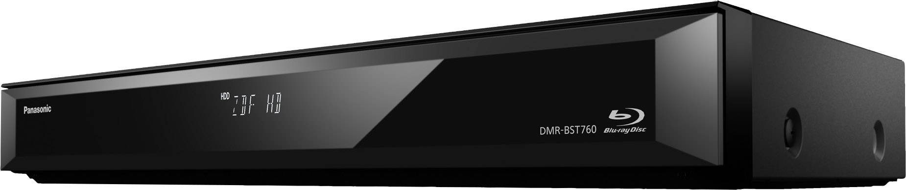Panasonic DMR-BST760EG 3D-Blu-ray-Recorder mit Festplattenrecorder 500GB Twin-HD DVB-S Tuner, 4K Upscaling, High-Resolution Audio