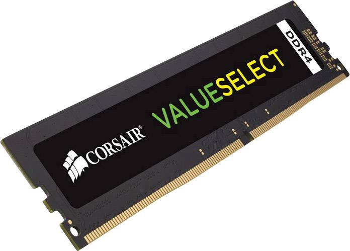 Ein Corsair DDR4 RAM-Modul aus der ValueSelect-Serie, oft verwendet zur Verbesserung der Computerleistung.