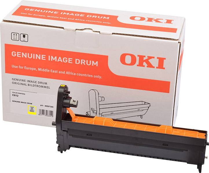 OKI Trommeleinheit Drum Unit C612 46507305 Original Gelb 30000 Seiten