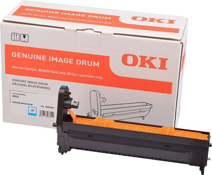 OKI Trommeleinheit Drum Unit C612 46507307 Original Cyan 30000 Seiten