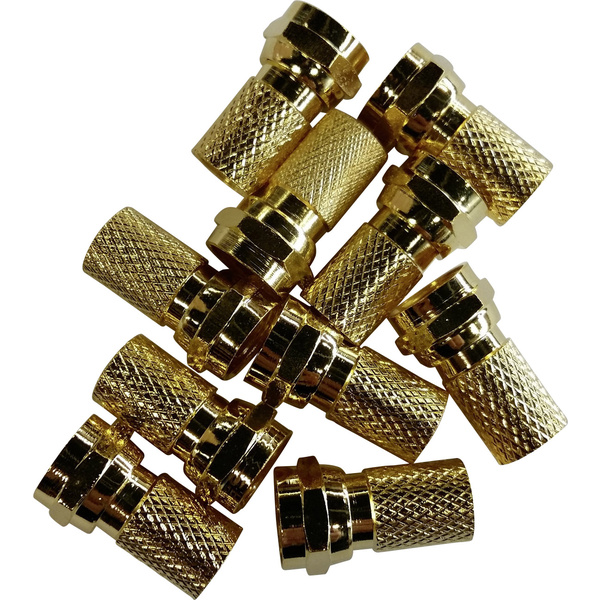 TRU Components F-Stecker Set Kabel-Durchmesser: 8.20mm
