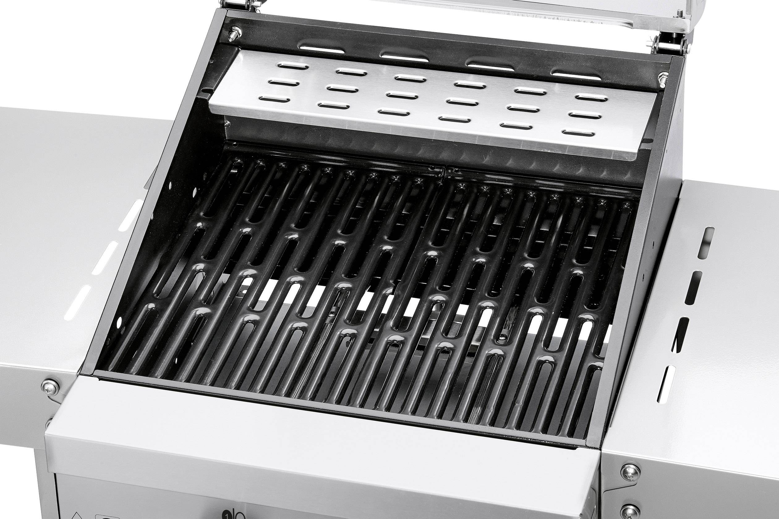 Profi Cook PC-GG1128 Gas Grill 2 Brenner Silber (matt)